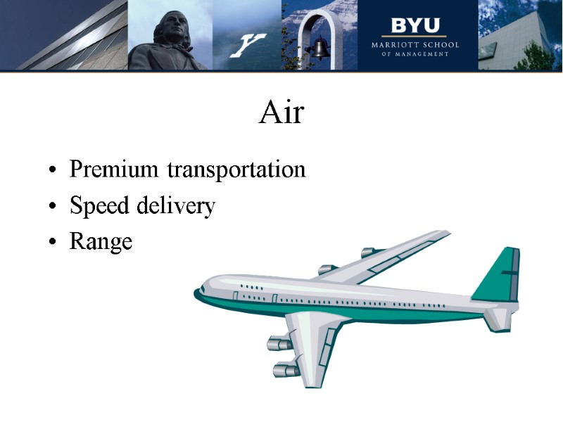 Air Premium transportation Speed delivery Range